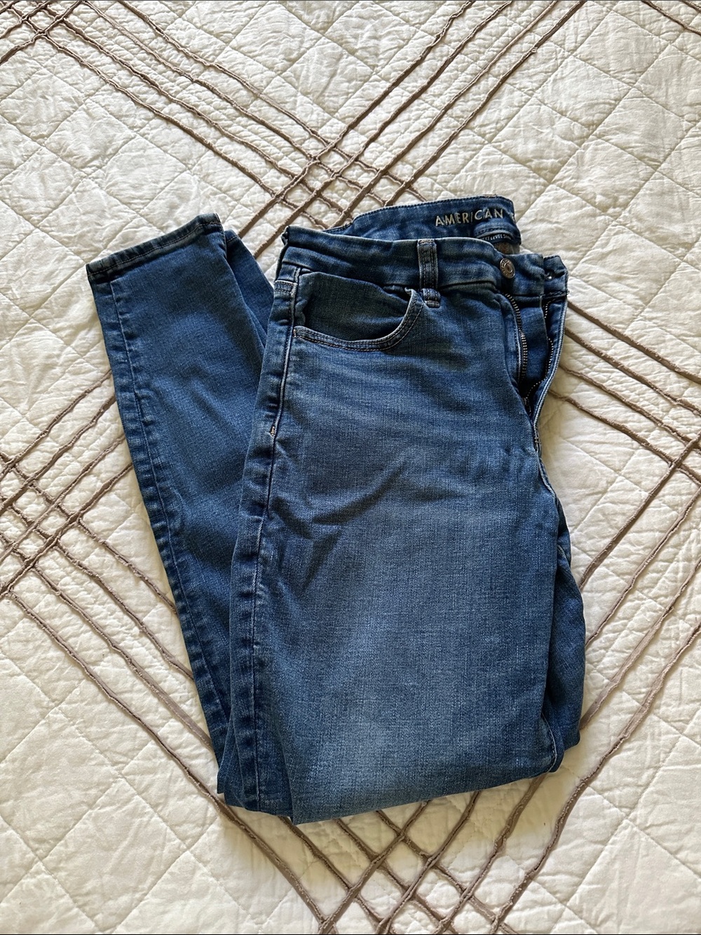 American Eagle Outfitters Indigo Blue High-Rise Jeggings